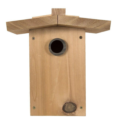 Western red ceder songbird house