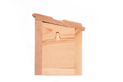 slanted roof mason bee house