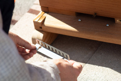 stainless steel easy to remove mouse guard on beehive