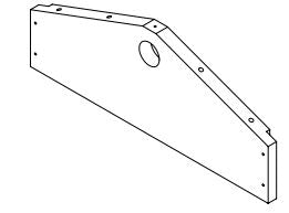 Replacement Triangular "Roof Ends" for 10 Frame Bee Snug All Season Roof