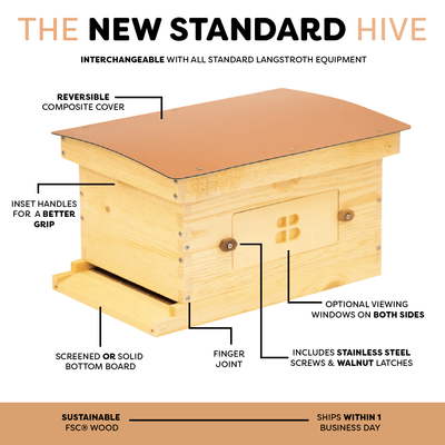 Standard Langstroth Hive (Deep)